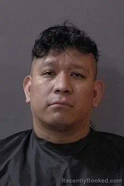 Mugshot of Jose Luis Morales Cuahuizo booked in Hamilton County, Indiana on October 8, 2026