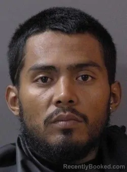 Mugshot of Allan Ariel Almendarez-Leiva booked in Hamilton County, Indiana on October 19, 2026
