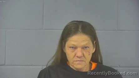 Mugshot of AMANDA RAY HENSLEY booked in Hancock County, Indiana on March 11, 2026