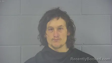 Mugshot of JUSTIN LOGAN HACKER booked in Hancock County, Indiana on March 17, 2026