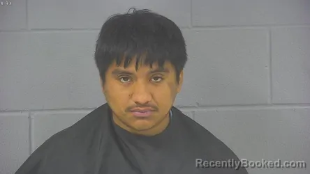 Mugshot of ICAIN ACUENTECO CASTILLO ACUENTECO booked in Hancock County, Indiana on March 28, 2026