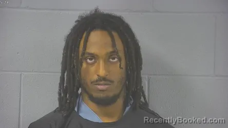 Mugshot of DESHAWN DEWAYNE JORDAN booked in Hancock County, Indiana on March 31, 2026