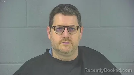Mugshot of JON DERICK THOMPSON booked in Hancock County, Indiana on April 16, 2026