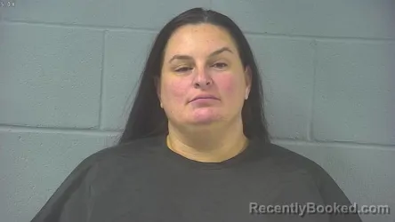 Mugshot of ELIZABETH ALEENE RUNYAN booked in Hancock County, Indiana on April 17, 2026