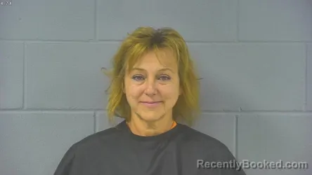 Mugshot of AUDRA ELAINE LEARY booked in Hancock County, Indiana on April 18, 2026
