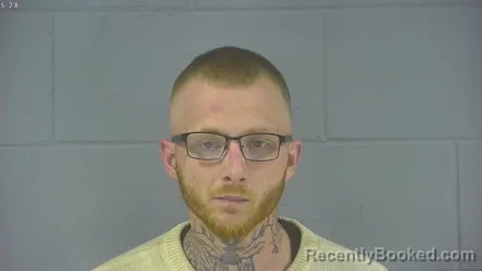 Mugshot of CODY LEVI BOWMAN booked in Hancock County, Indiana on April 29, 2026