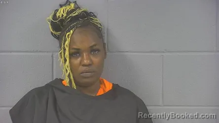 Mugshot of KARONDA KELLEY FRANKLIN booked in Hancock County, Indiana on April 30, 2026