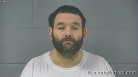 Mugshot of TRAVIS EUGENE JAY booked in Hancock County, Indiana on May 7, 2026