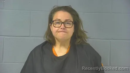 Mugshot of LAURA ELIZABETH COX booked in Hancock County, Indiana on May 12, 2026