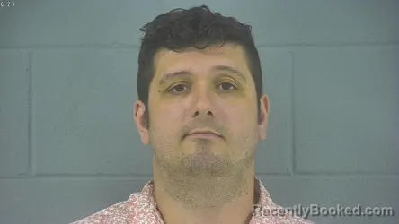 Mugshot of CHAD ROBERT BLEDSOE booked in Hancock County, Indiana on May 13, 2026