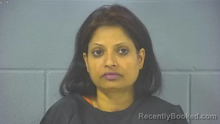 Mugshot of NALINI NMI KANDALA booked in Hancock County, Indiana on May 13, 2026