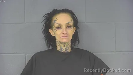 Mugshot of AMISTA DAWN KIRBY booked in Hancock County, Indiana on May 23, 2026