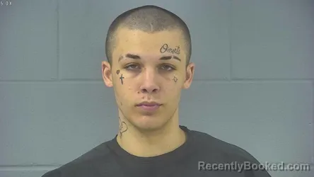 Mugshot of CAYDEN JAMES RADFORD booked in Hancock County, Indiana on May 24, 2026