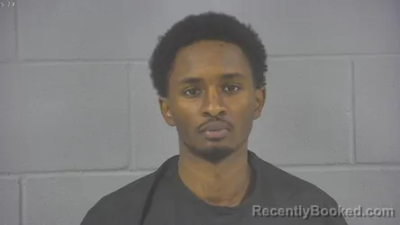 Mugshot of HACHIM OUMAR DJOUR booked in Hancock County, Indiana on June 3, 2026