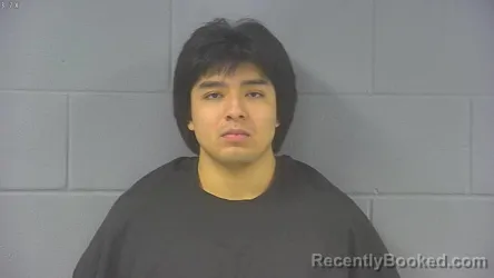 Mugshot of GUSTAVO ANGEL CALVO AGUILAR booked in Hancock County, Indiana on June 17, 2026
