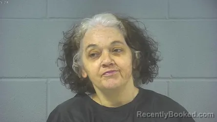 Mugshot of JULIE LYNN RINEHART booked in Hancock County, Indiana on June 18, 2026