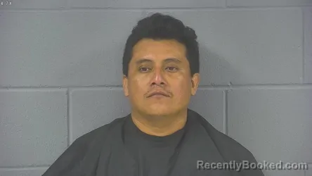 Mugshot of MIGUEL NMI GONZALEZ ROMERO booked in Hancock County, Indiana on July 4, 2026