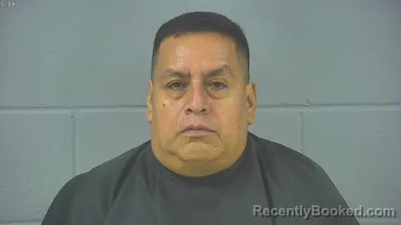 Mugshot of EVODIO NMI TELES CUAUTLE booked in Hancock County, Indiana on July 4, 2026
