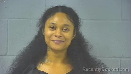 Mugshot of SHAWNYHA NICOLE CARTER booked in Hancock County, Indiana on July 5, 2026