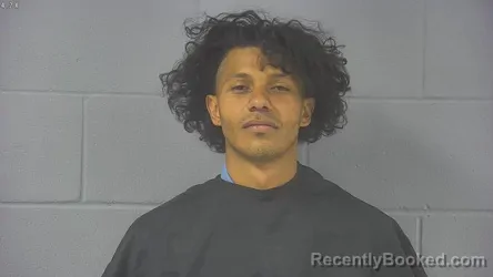 Mugshot of KENNY JAVIER MATUTA booked in Hancock County, Indiana on July 8, 2026