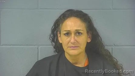 Mugshot of LAURA THERESE MEYER booked in Hancock County, Indiana on July 8, 2026