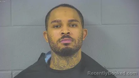 Mugshot of KARON DE CARLO SPIVEY booked in Hancock County, Indiana on July 12, 2026