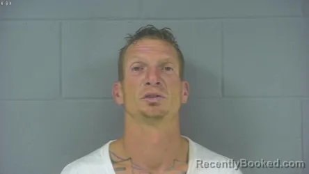 Mugshot of KEVIN DANIEL CLAYTON booked in Hancock County, Indiana on July 14, 2026