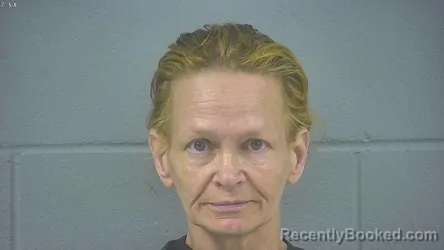 Mugshot of ODETTE RENEE BAUDOUX booked in Hancock County, Indiana on August 5, 2026
