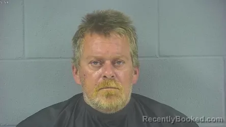 Mugshot of Bret David Hawkins booked in Hancock County, Indiana on August 13, 2026