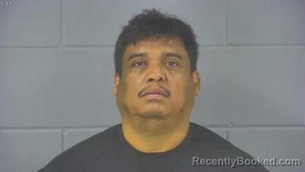 Mugshot of Jose Juan Casimiro booked in Hancock County, Indiana on August 16, 2026