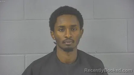 Mugshot of Hachim Oumar Djour booked in Hancock County, Indiana on August 18, 2026