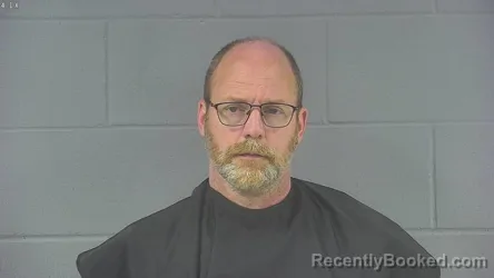 Mugshot of Joel Everad Comstock booked in Hancock County, Indiana on August 20, 2026