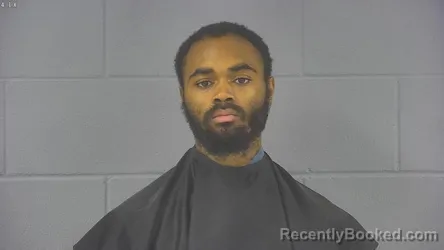 Mugshot of Denell Nathaniel Wright booked in Hancock County, Indiana on August 20, 2026