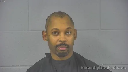 Mugshot of Juanmarquis Orlando Gaines booked in Hancock County, Indiana on August 24, 2026