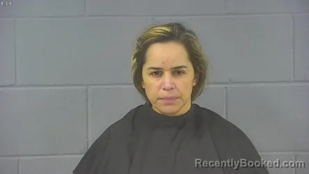 Mugshot of Glorismaira Lucena Rodriguez booked in Hancock County, Indiana on August 26, 2026