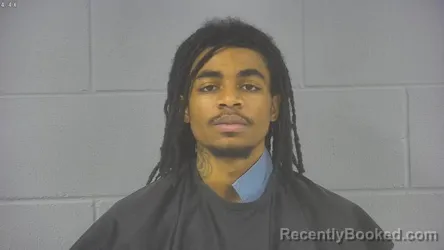 Mugshot of Dorian Vontonio Harris booked in Hancock County, Indiana on August 26, 2026