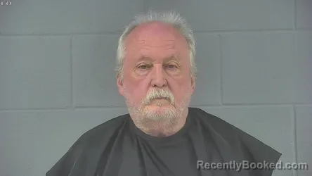 Mugshot of Ray Douglas Fields booked in Hancock County, Indiana on August 27, 2026