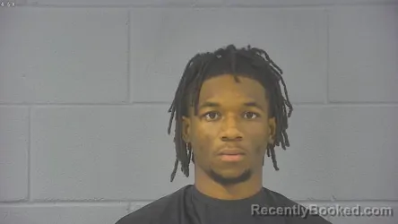 Mugshot of Jus-Zare Jaqwaun Hamilton booked in Hancock County, Indiana on August 30, 2026