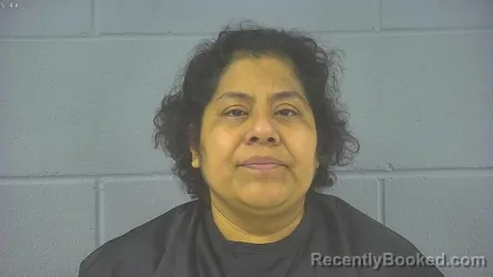 Mugshot of Aurora Nmi Alvarez-Hernandez booked in Hancock County, Indiana on September 4, 2026