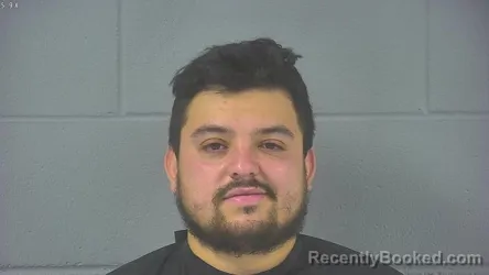 Mugshot of Carlos Alejandro Cabanas-Padilla booked in Hancock County, Indiana on September 4, 2026