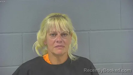 Mugshot of Gina Lynn Gregory booked in Hancock County, Indiana on September 7, 2026