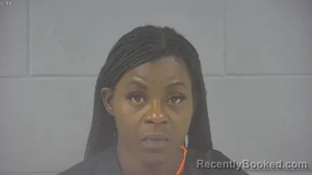 Mugshot of Kaela Daneecka Townsend booked in Hancock County, Indiana on September 13, 2026