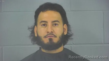 Mugshot of Joseph Joan Caballero booked in Hancock County, Indiana on September 13, 2026