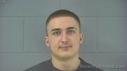 Mugshot of Kaden Paul Thompson booked in Hancock County, Indiana on September 17, 2026
