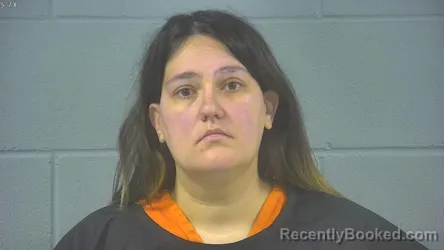 Mugshot of Ashley Ann Bivens booked in Hancock County, Indiana on October 2, 2026