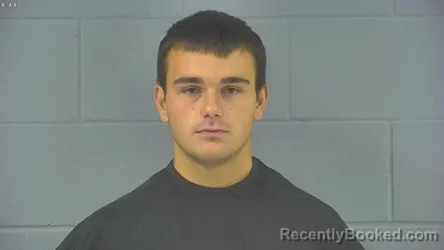 Mugshot of Elijah Robert Whichard booked in Hancock County, Indiana on October 4, 2026