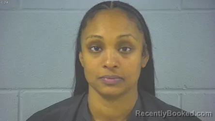 Mugshot of Donisha Lynnette Jones booked in Hancock County, Indiana on October 4, 2026