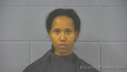 Mugshot of Yohana Semere Asrat booked in Hancock County, Indiana on October 6, 2026