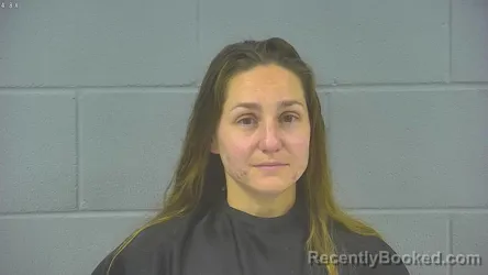 Mugshot of Leslie Marie Hird booked in Hancock County, Indiana on October 8, 2026