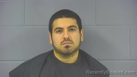 Mugshot of Saul Nmi Gonzalez booked in Hancock County, Indiana on October 8, 2026